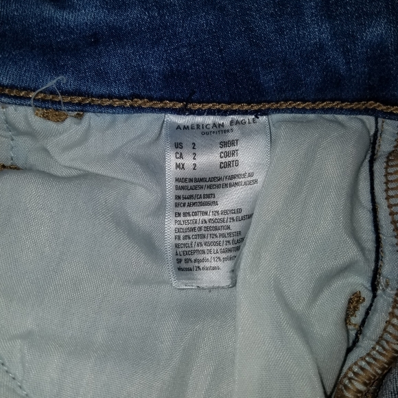 American Eagle Women's Next Level Stretch Super Hi-Rise Jegging Medium Wash - Picture 10 of 11